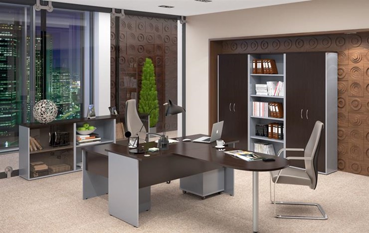 Офисный комплект мебели IMAGO четыре рабочих места, стол для переговоров в Березниках - изображение 3